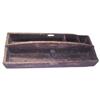 Image 1 : Large early wooden caddy, 33" L.