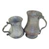 Image 1 : Lot of two copper ale mugs, 5 1/4" & 7" H.
