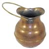 Image 1 : Copper milk pitcher marked Manning Quality, Meriden, Conn., RARE, 12" H.