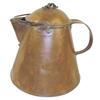 Image 1 : Large copper coffee pot, bottom made to set in wood cook stove, 11" H.