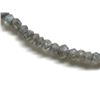 Image 1 : #1-STERLING SILVER NATURAL LABRADORITE NECKLACE