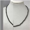 Image 2 : #1-STERLING SILVER NATURAL LABRADORITE NECKLACE