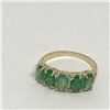 Image 1 : #16-10KT YELLOW GOLD EMERALD RING
