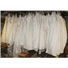 Image 1 : HUGE LOT OF 60+ WEDDING DRESSES OF VARIOUS SIZES