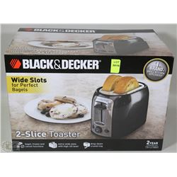 BLACK & DECKER TWO SLICE TOASTER