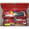 Image 1 : TOOL BOX WITH ASSORTED MISCELLANEOUS TOOLS