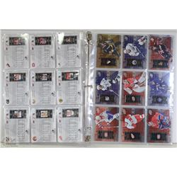 BINDER OF SPX 2009-10 HOCKEY CARDS WITH MESSIER,