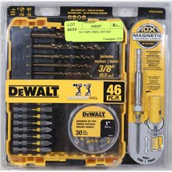 DEWALT 46PC DRILL BIT SET