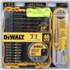 Image 1 : DEWALT 46PC DRILL BIT SET