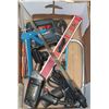 Image 1 : LARGE BOX W/CARPENTER'S TOOLS