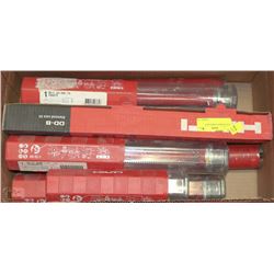 LOT OF 8 HILTI CORING BITS