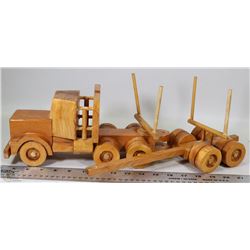 VINTAGE HAND MADE TRACTOR WITH PULLEY