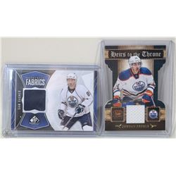JORDAN EBERLE & GAGNER JERSEY HOCKEY CARDS