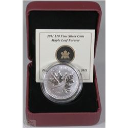 2011 CANADIAN FINE SILVER (.999) $10 COIN