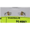 Image 1 : 14 K EARRINGS, STAMPED, ESTATE-OWNED.