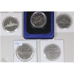 LOT OF 5 CANADIAN DOLLARS INCLUDING 1975,