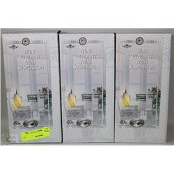 3 MINI PENDANT LIGHT FIXTURES