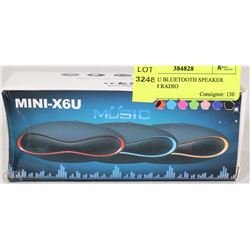 MINI XGU BLUETOOTH SPEAKER WITH FM RADIO