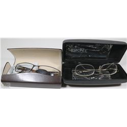 TWO PAIRS OF READING GLASSES INCL RALPH LAUREN