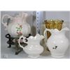 Image 1 : LOT OF DECORATIVE PITCHERS AND VASES
