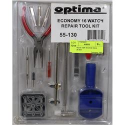 COMPLETE 16PC WATCH TOOL REPAIR KIT