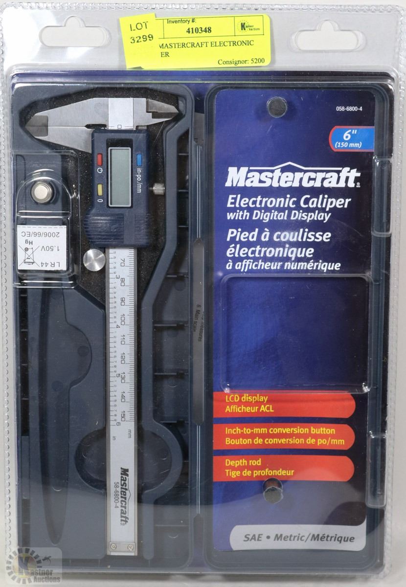 NEW MASTERCRAFT ELECTRONIC CALIPER