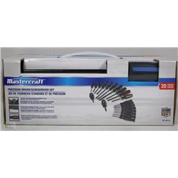 NEW 20PC MASTERCRAFT PRECISION DRIVER