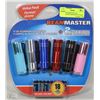 Image 1 : 6 NEW BEAMMASTER LED ALUMINUM FLASHLIGHTS W/18AAA