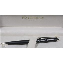 NEW WATERMAN PARIS  PEN WITH CASE HAS NAME ON IT