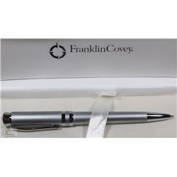 NEW SILVER FRANKLIN COVEY PEN IN CASE