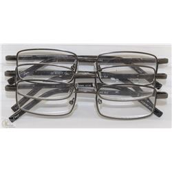 PACK OF 3 LADIES FOSTER GRANT +2.00 EYEGLASSES