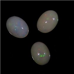 LOT OF 3 NATURAL ETHIOPIAN WELO OPAL GEMSTONES