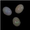 Image 1 : LOT OF 3 NATURAL ETHIOPIAN WELO OPAL GEMSTONES