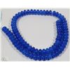 Image 1 : #17-BLUE SAPPHIRE ABACUS LOOSE BEAD 15"