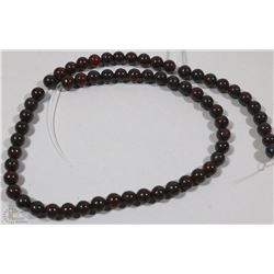 #8-NATURAL BLOOD STONE LOOSE BEAD