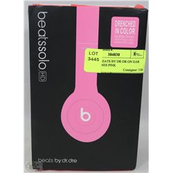 REPLICA BEATS BY DR DR ON EAR HEADPHONES PINK
