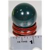 Image 1 : #10-NATURAL BLOOD STONE SPHERE HEALING BALL