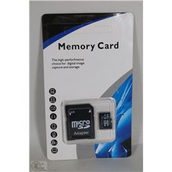 NEW 32GB MICRO SD CARD WITH ADAPTOR