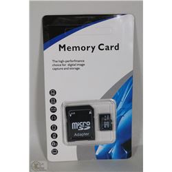 NEW 32GB MICRO SD CARD WITH ADAPTOR
