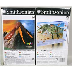 2 SMITHSONIAN SCIENCE KITS - VOLCANO AND SEA