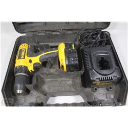 DEWALT 14.4V DRILL, BATTERY AND CHARGER