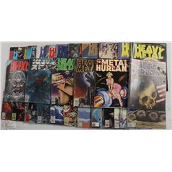 BOX OF COLLECTIBLE HEAVY METAL MAGAZINES
