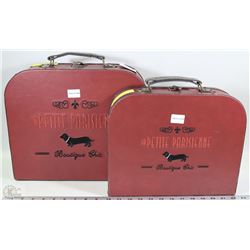 SET OF 2 PETITE PARISIENNE CASES