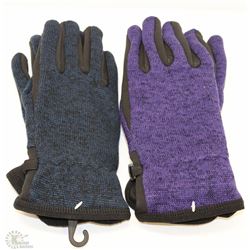 2 PACK OF LADIES DELUXE TEXTING GLOVES