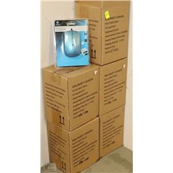 5 CASES OF 2 ONN WIRED OPTICAL MICE