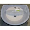 Image 1 : NEW TWYFORD GALLERY WALL MOUNT SINK 22"