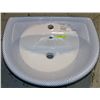 Image 1 : NEW TWYFORD GALLERY WALL MOUNT SINK 22"