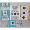 Image 1 : LOT OF 4 COLLECTIBLE COINS INCL CANADIAN LARGE
