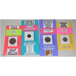 LOT OF 4 COLLECTIBLE COINS INLC 2002 SPECIAL