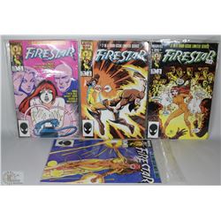 FLAT W/MARVEL "FIRE STAR" COMPLETE #1 TO